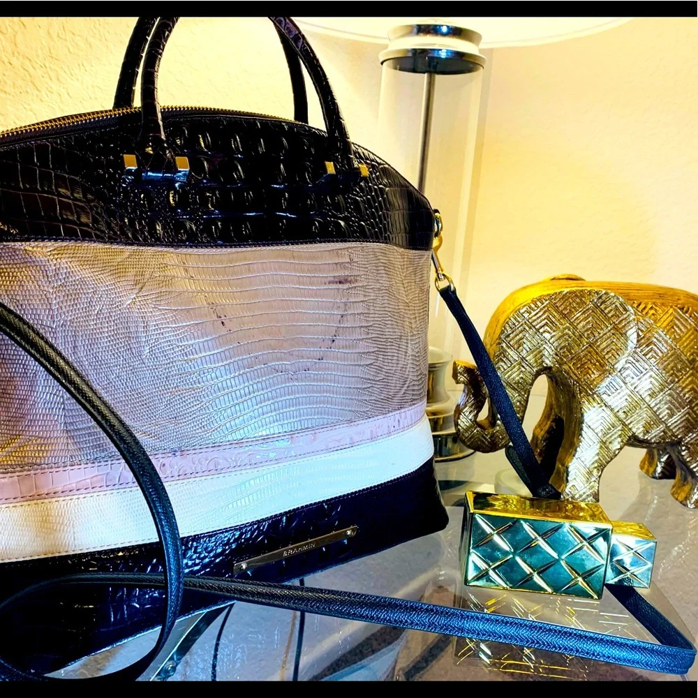 Brahmin Large Duxbury - tri texture!! ❤️👜